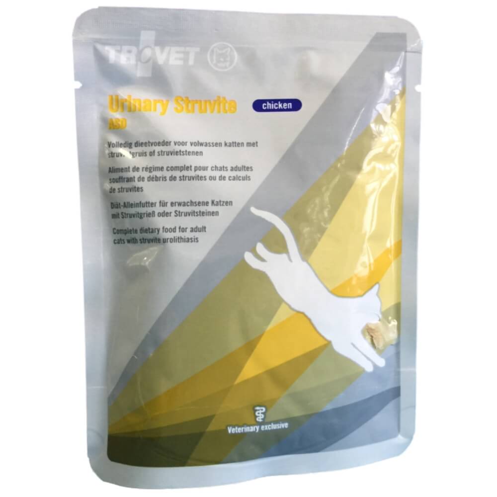 Trovet Urinary Struvite ASD Katze Huhn 24x85g