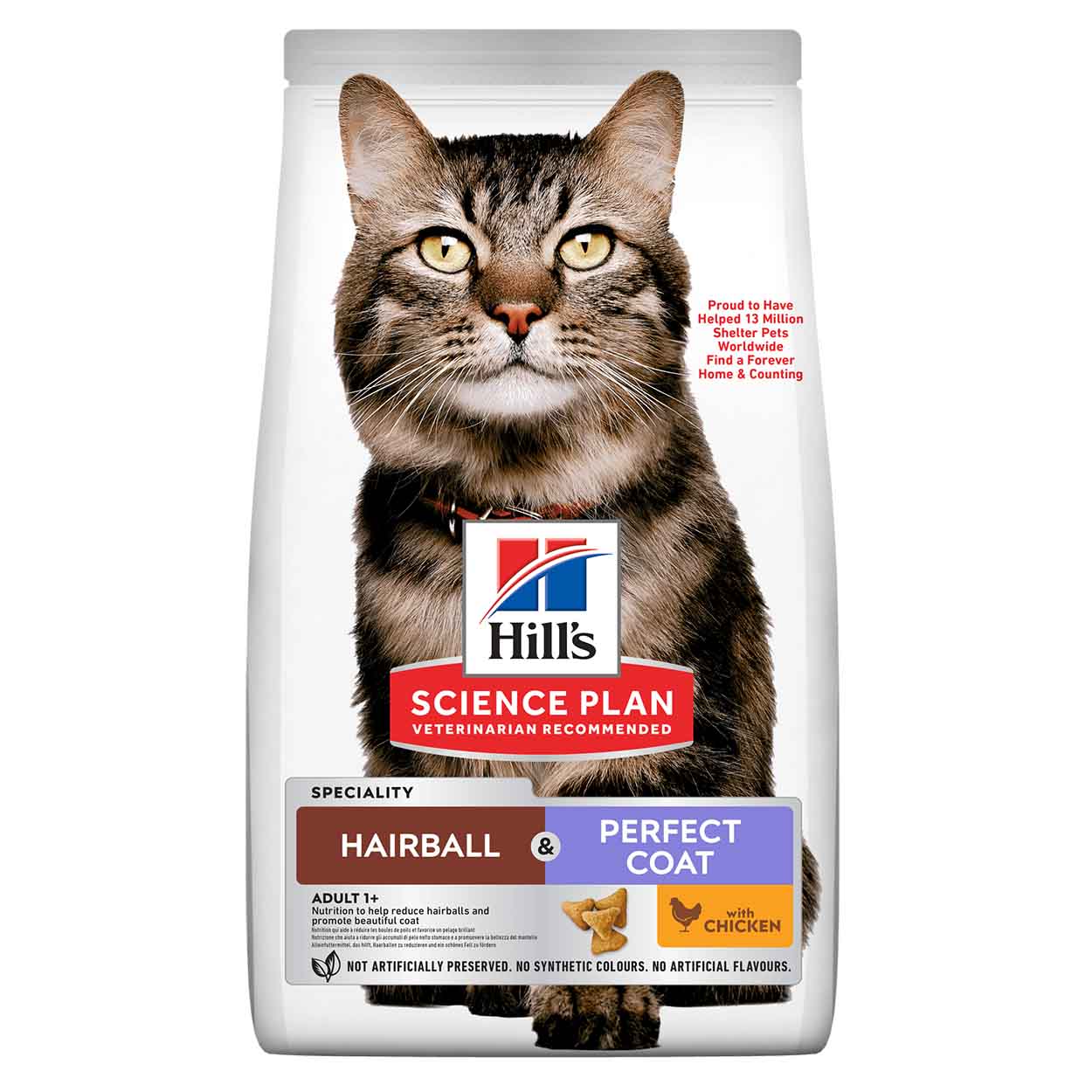 Hills Science Plan Katze Hairball Perfect Coat Adult 7kg