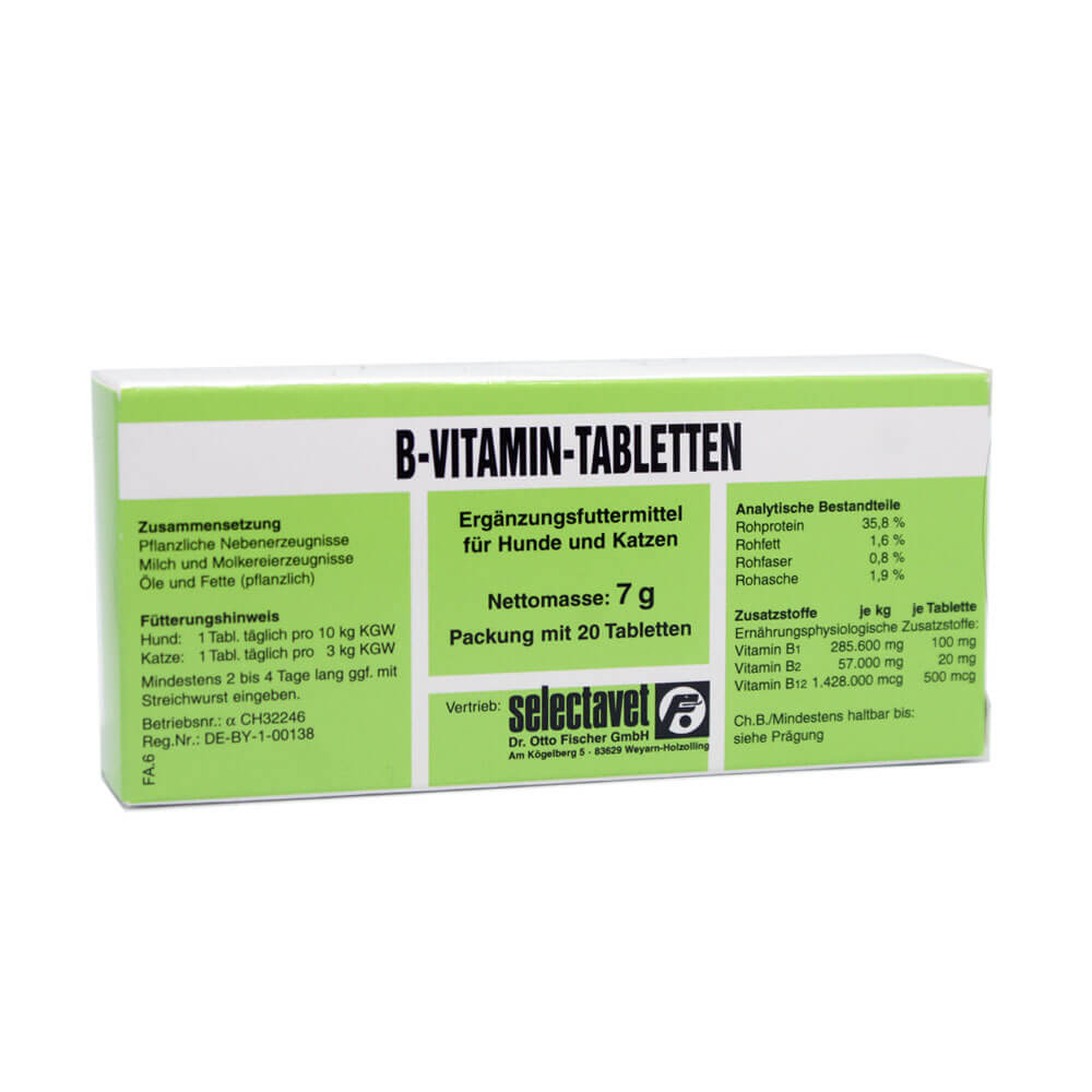 B-Vitamin-Tabletten 20 Tabs