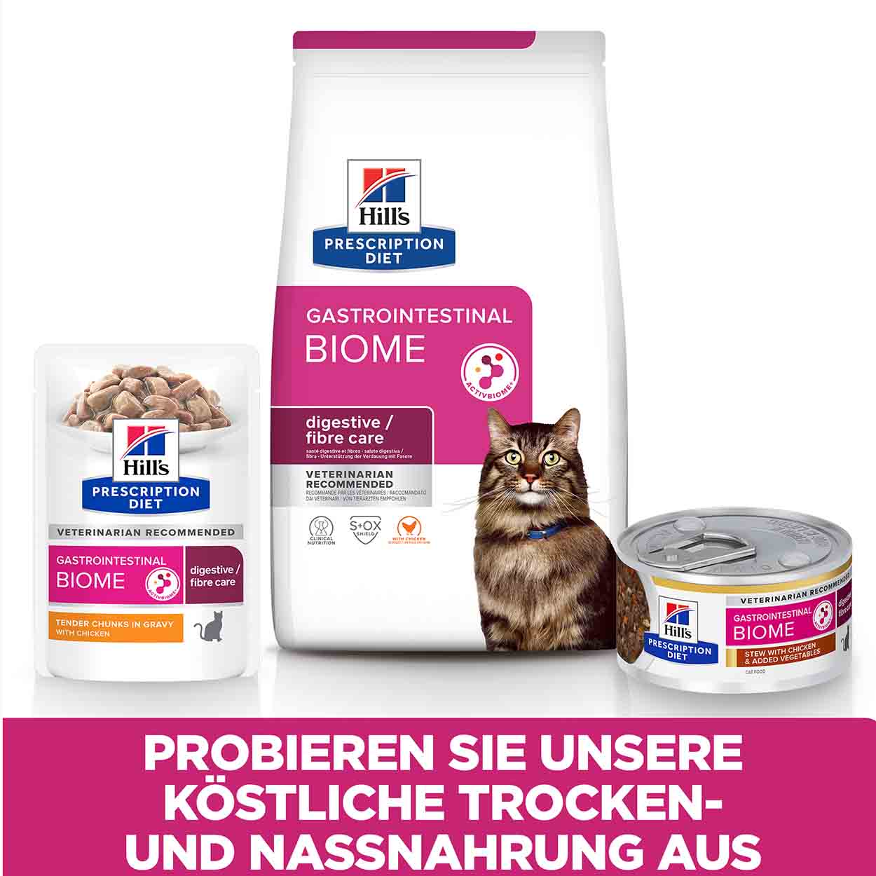 Hills Feline Gastrointestinal Biome mit Huhn 12x85g