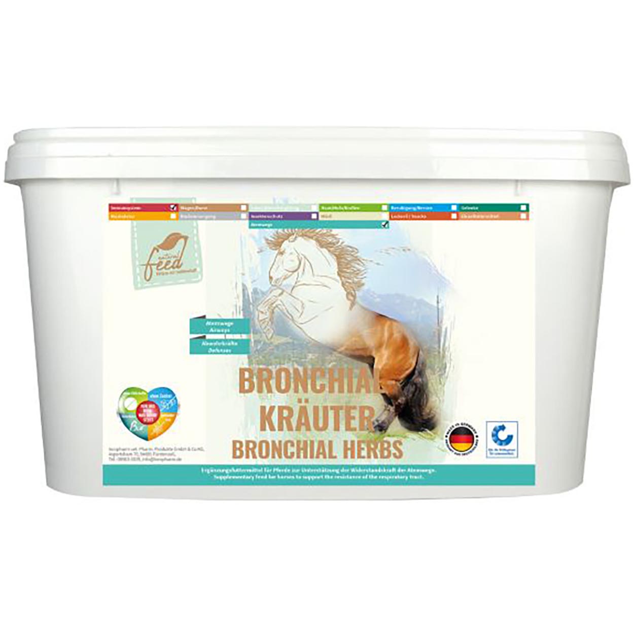 Natural Feed Bronchialkräuter Pferd 2500g