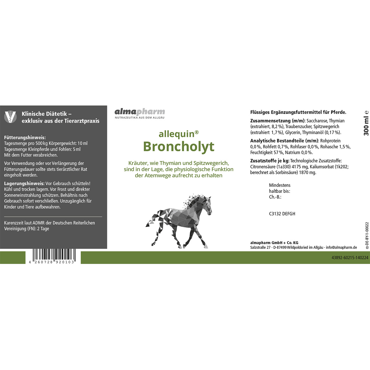 allequin Broncholyt 300ml