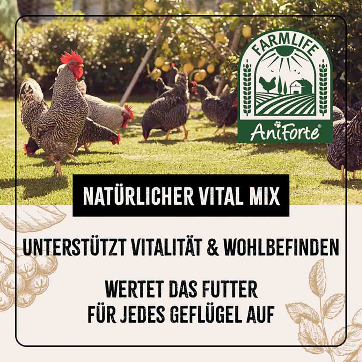 AniForte Farmlife Geflügel VitalMix Pulver 500g