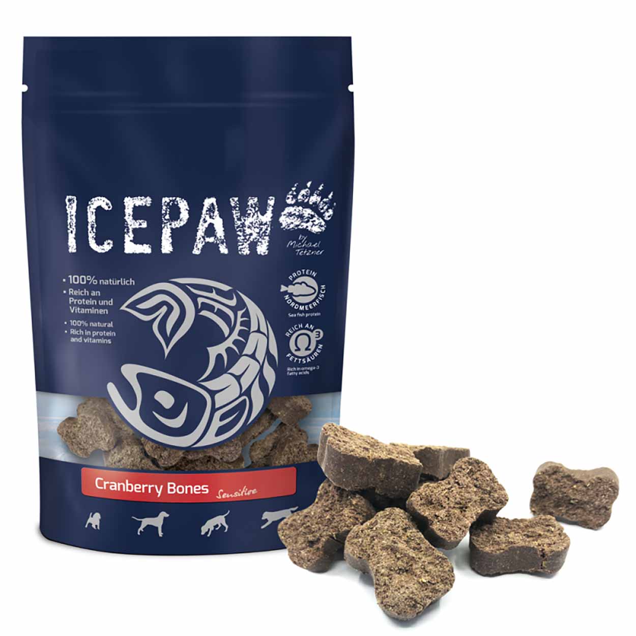 Icepaw Cranberry Bones 200g