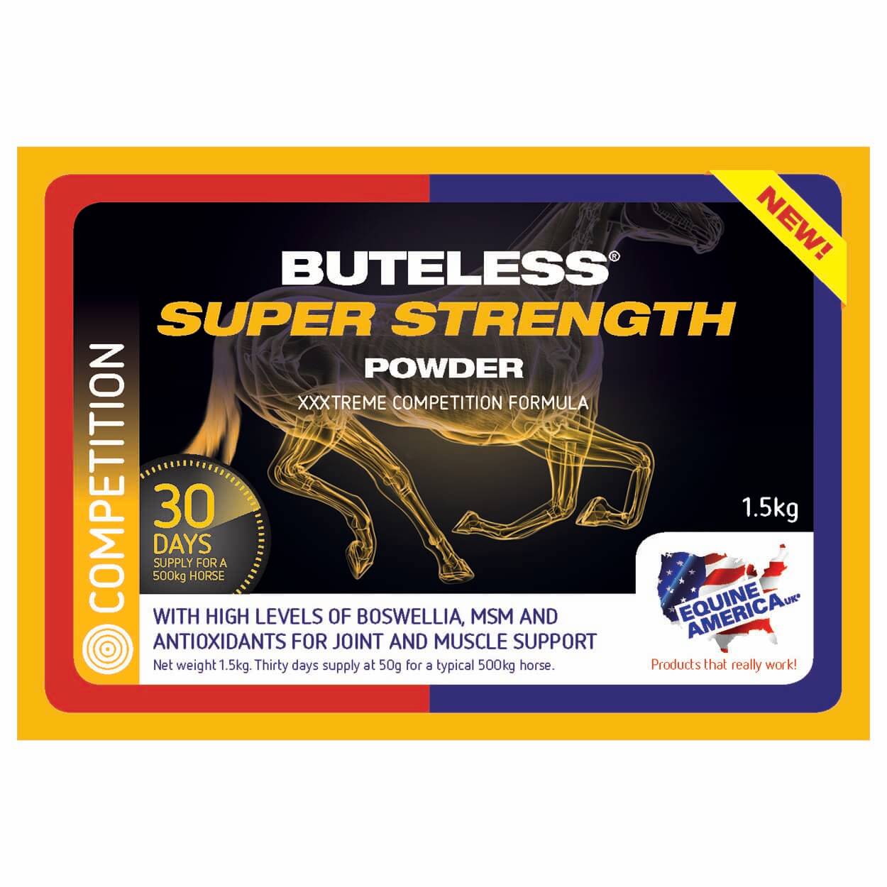 Equine Buteless Super Strength Powder 1500g