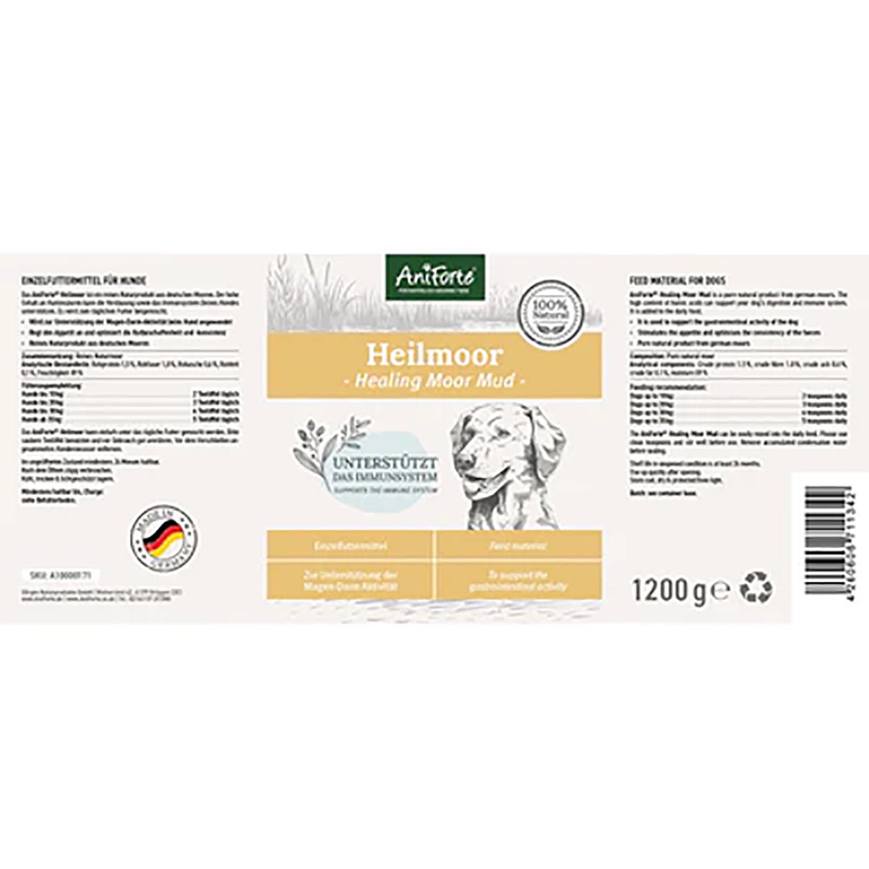 AniForte Naturmoor 1200g