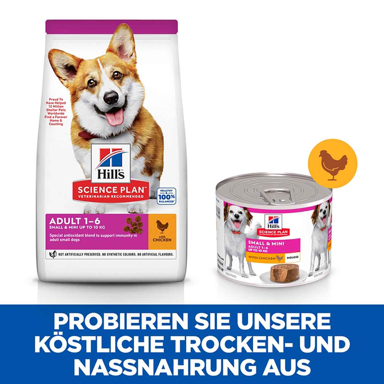 Hills Science Plan Hund Small & Mini Adult Mousse Huhn 12x200g