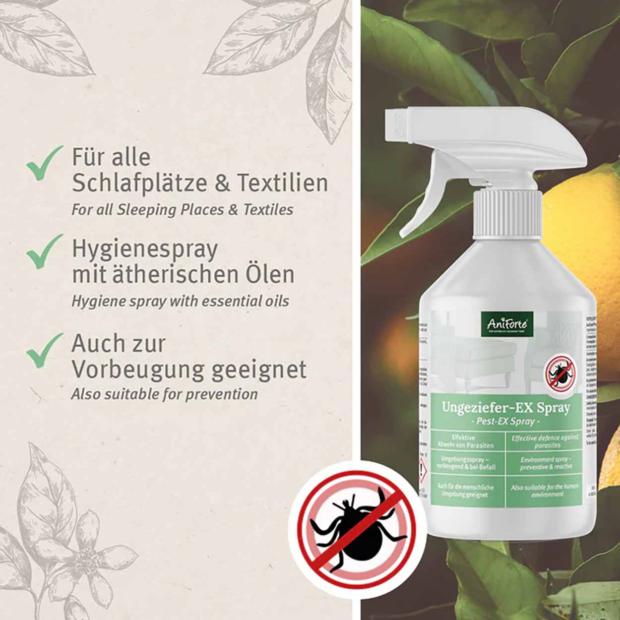 AniForte Ungeziefer EX Spray 500ml