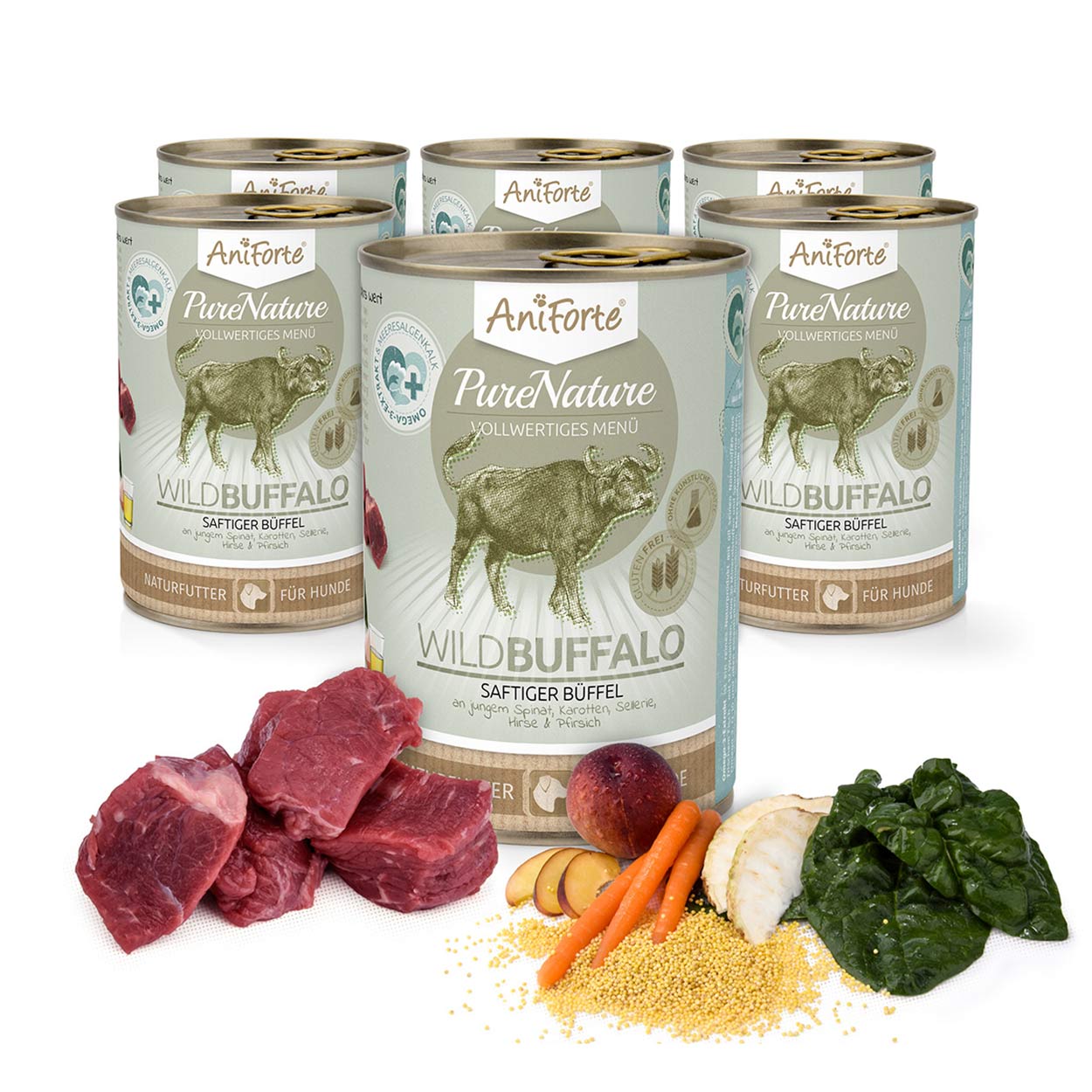 AniForte Pure Nature WildBuffalo 6x400g