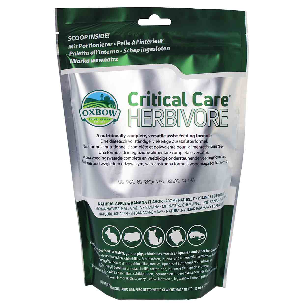 Critical Care Apfel Banane 454g MHD 08-2024