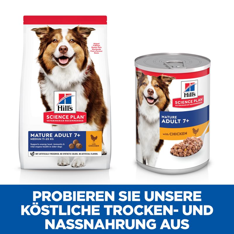 Hills Science Plan Hund Medium Mature Adult 7+ Huhn 14kg