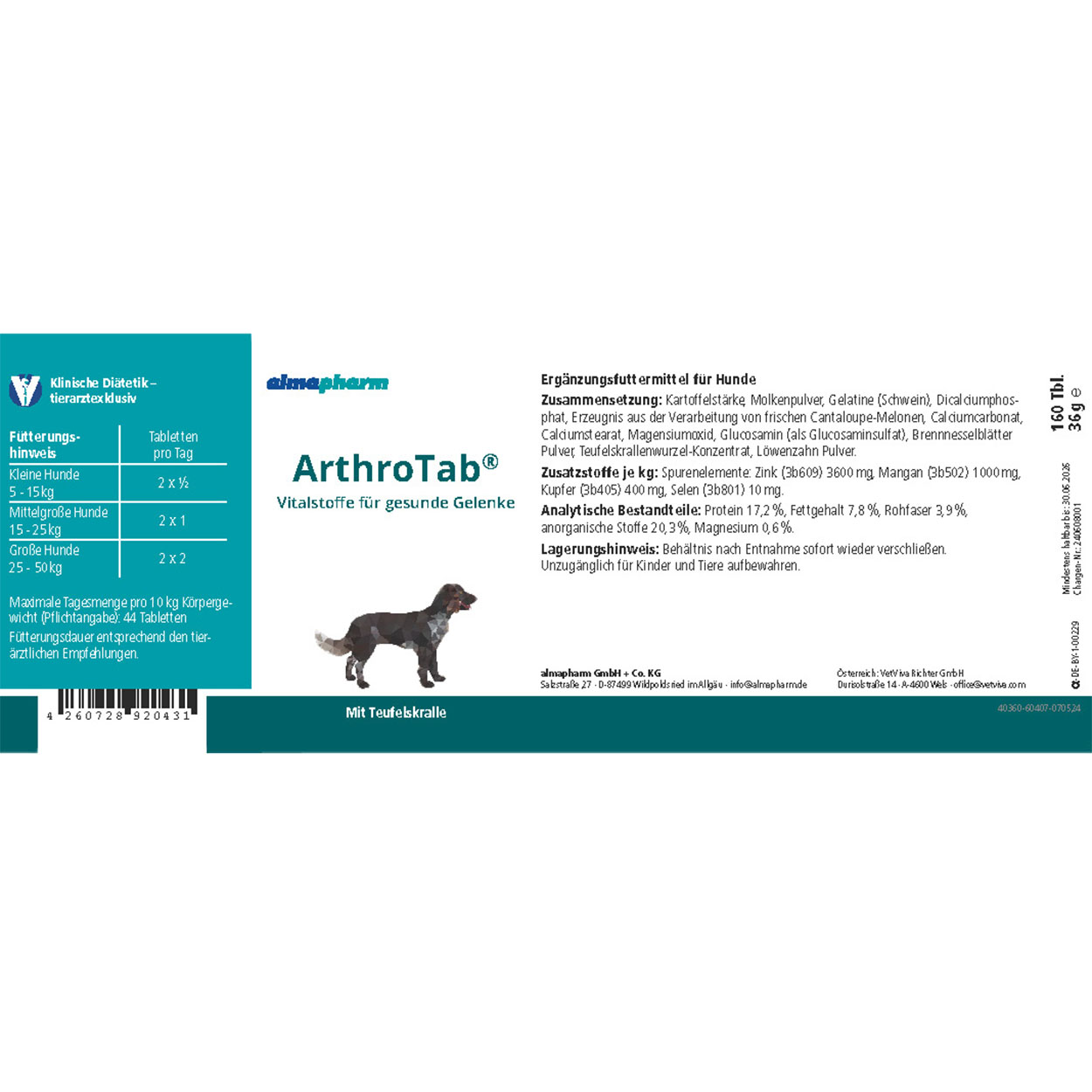 Arthrotab 160Tabs