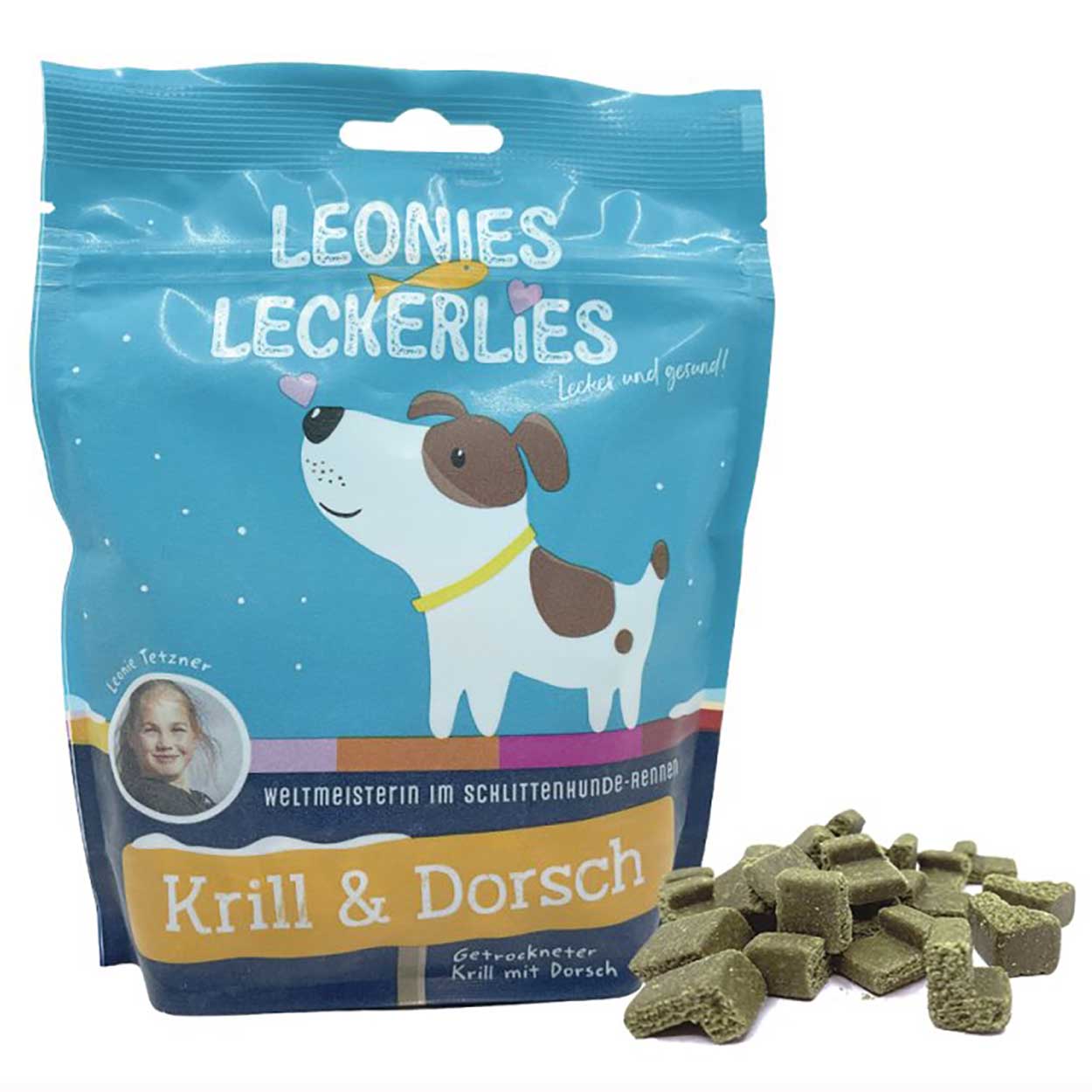 Icepaw Leonies Leckerlies Krill & Dorsch 125g