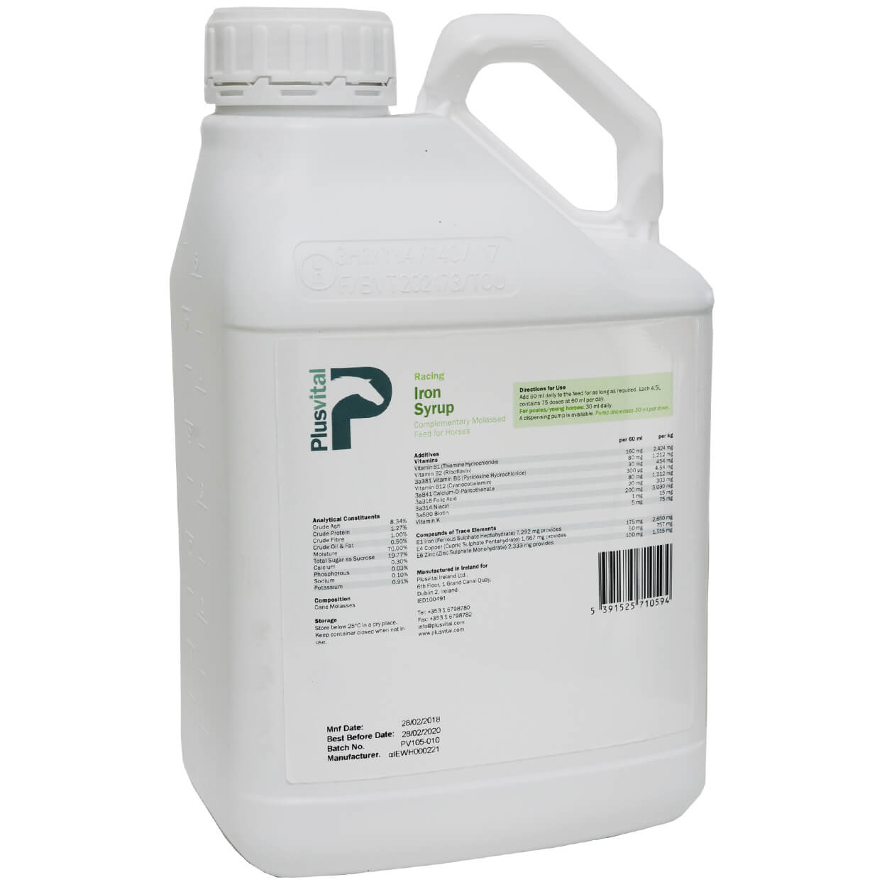 Plusvital Iron Syrup 5 Liter