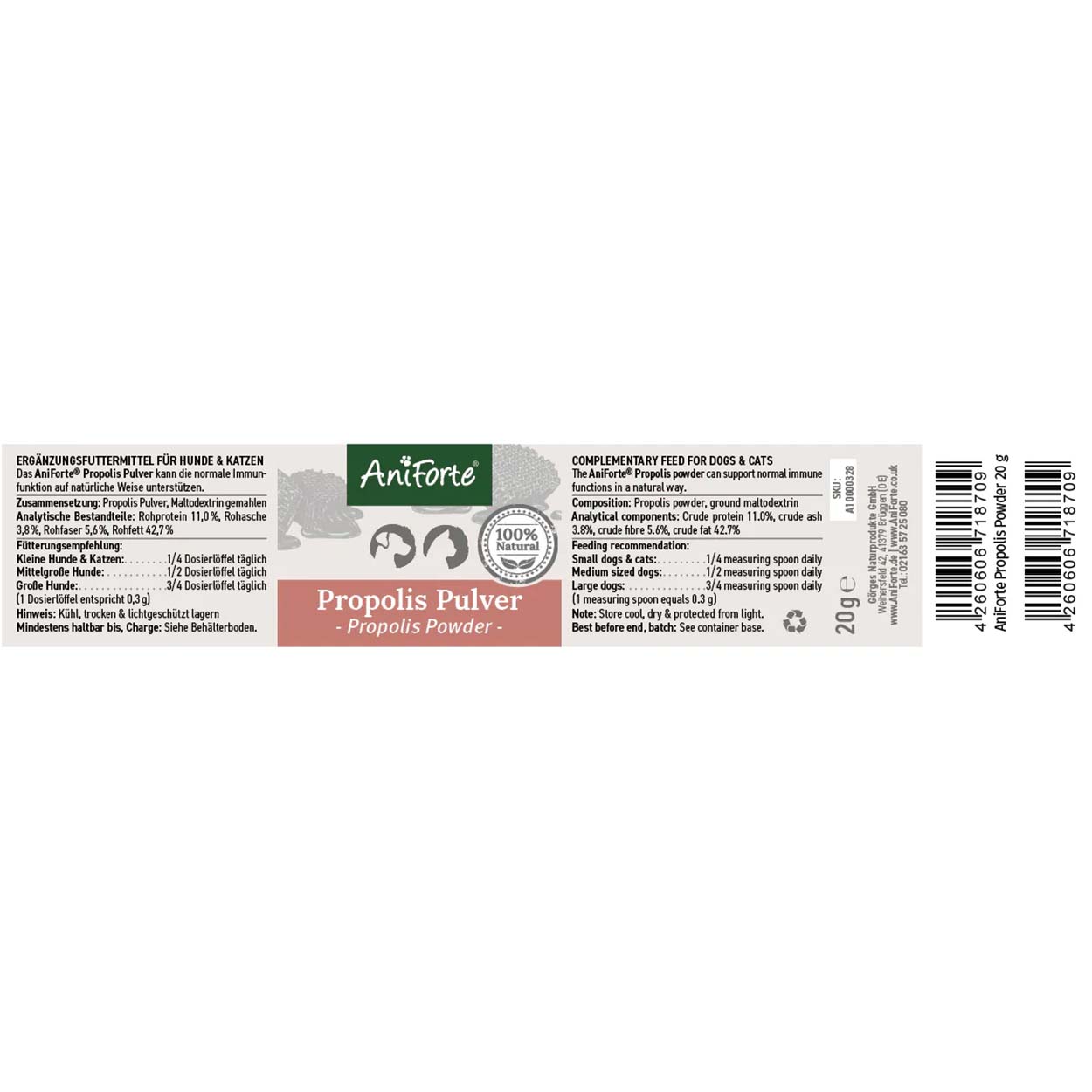 AniForte Propolis Pulver 20g