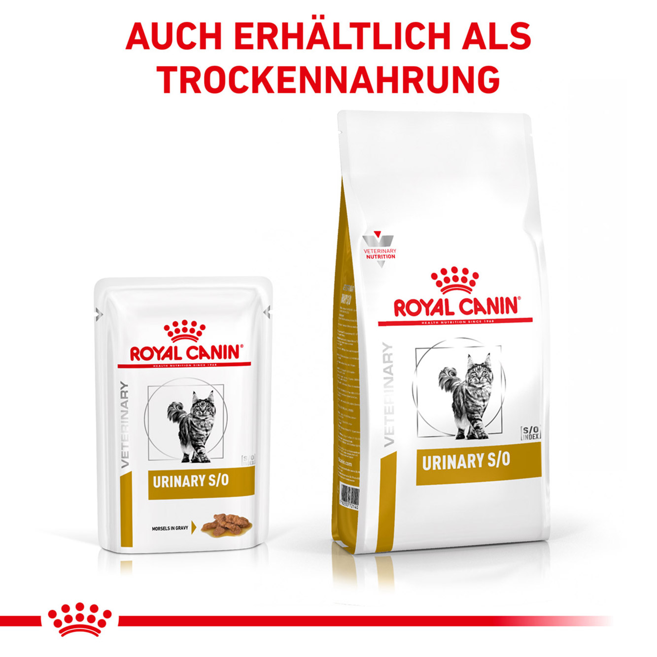 Royal Canin Katze Urinary S/O Häppchen in Soße 12x85g