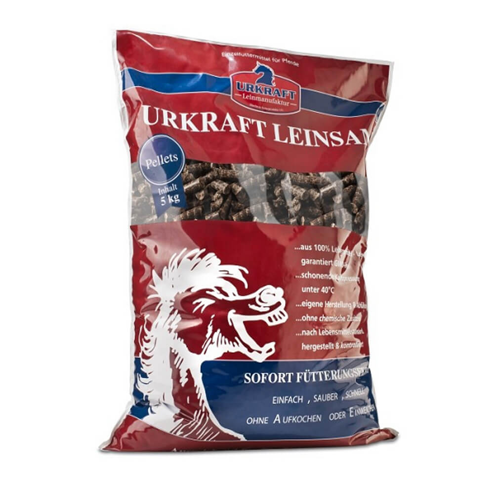 Urkraft Leinsam Pellets für Pferde