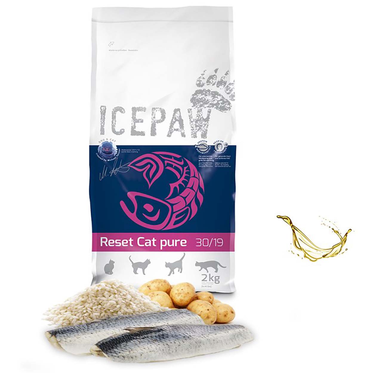 Icepaw Reset cat pure 2kg