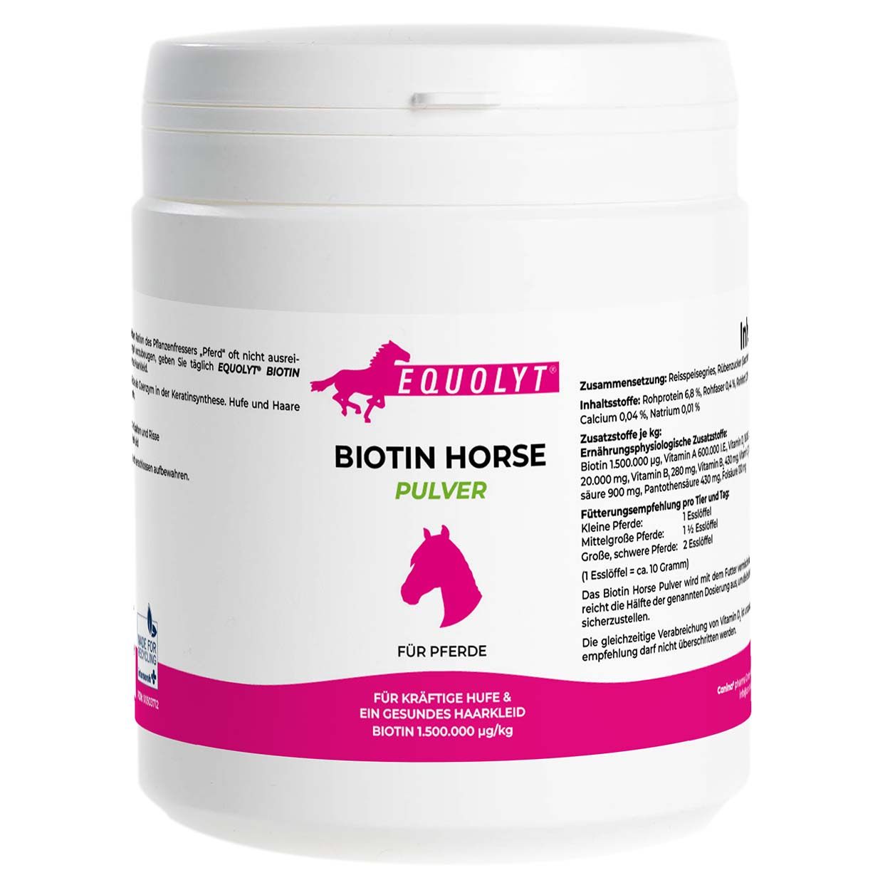 Canina Equolyt Biotin Horse Pulver