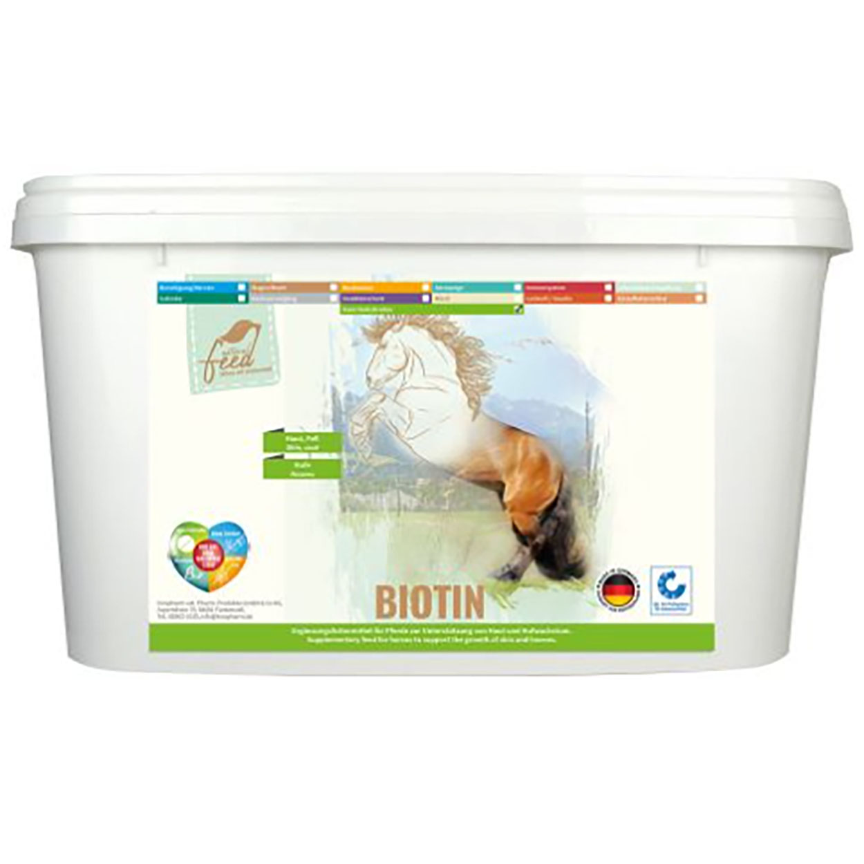 Natural Feed Biotin Pferd 3000g