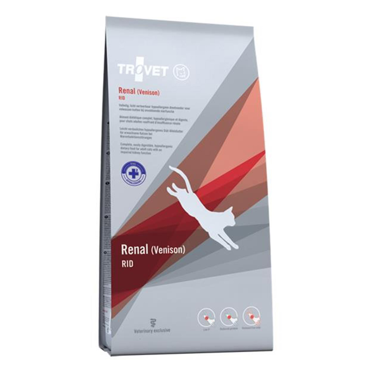 Trovet Renal RID Katze Hirsch 3kg MHD 12-2024