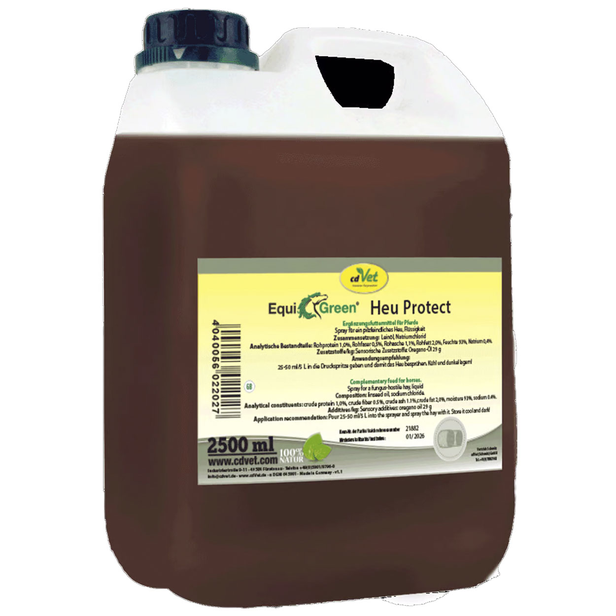 cdVet EquiGreen Heu Protect 2500ml