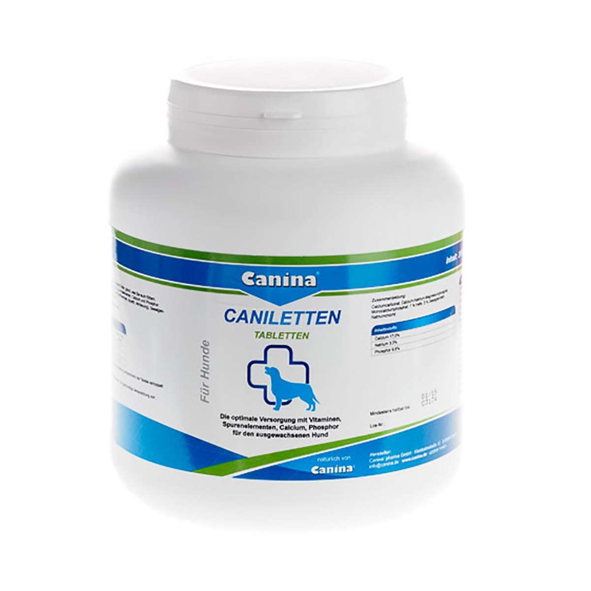 Canina Caniletten Tabletten Calcium kraeftiges Gebiss Knochenbau