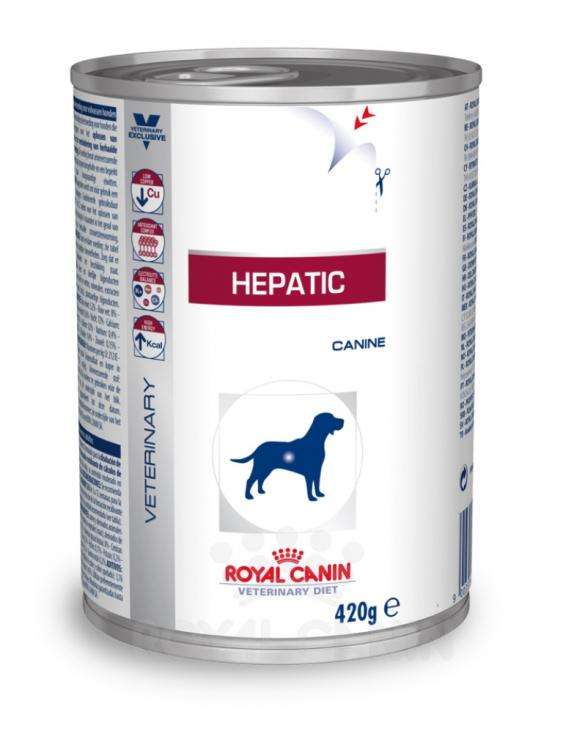 Royal Canin Hund Hepatic 12x420g Dosenfutter