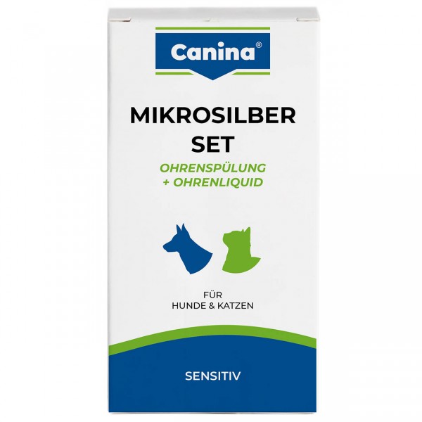 Canina Mikrosilber SET (Ohrenreiniger+Liquid)