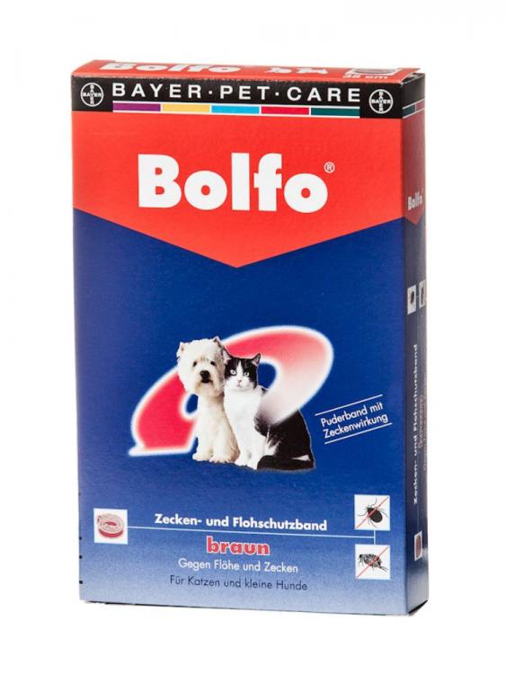 Bolfo Flohschutzband für kleine Hunde und Katzen Halsband 35cm